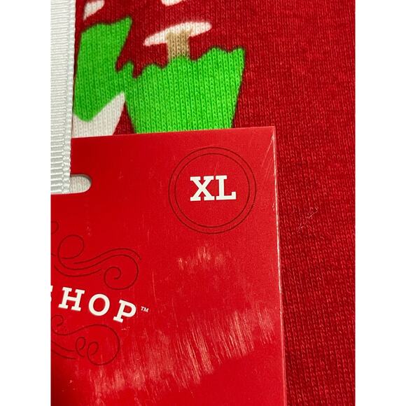 NWT Wonderland Pajamas Set Womens XL Red Christmas Holiday Gnomes Matching Pjs - Picture 6 of 6